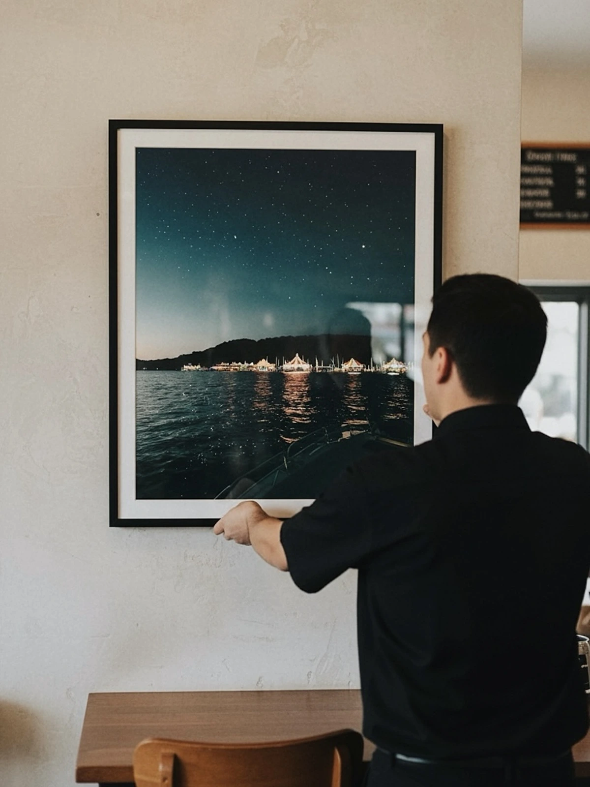 Close-up of textured AI-generated art print